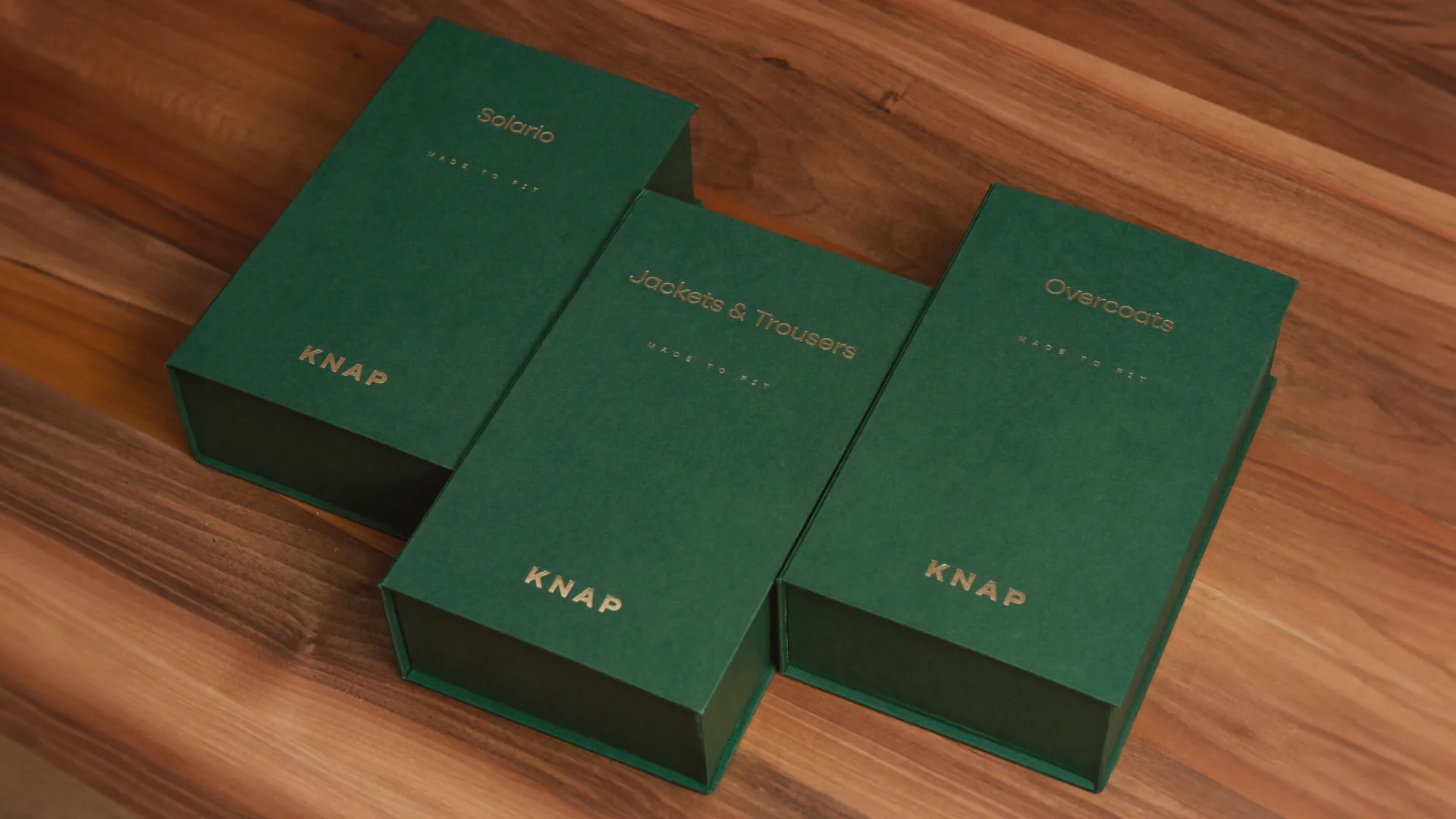 Knap - measure made suits materials catalog