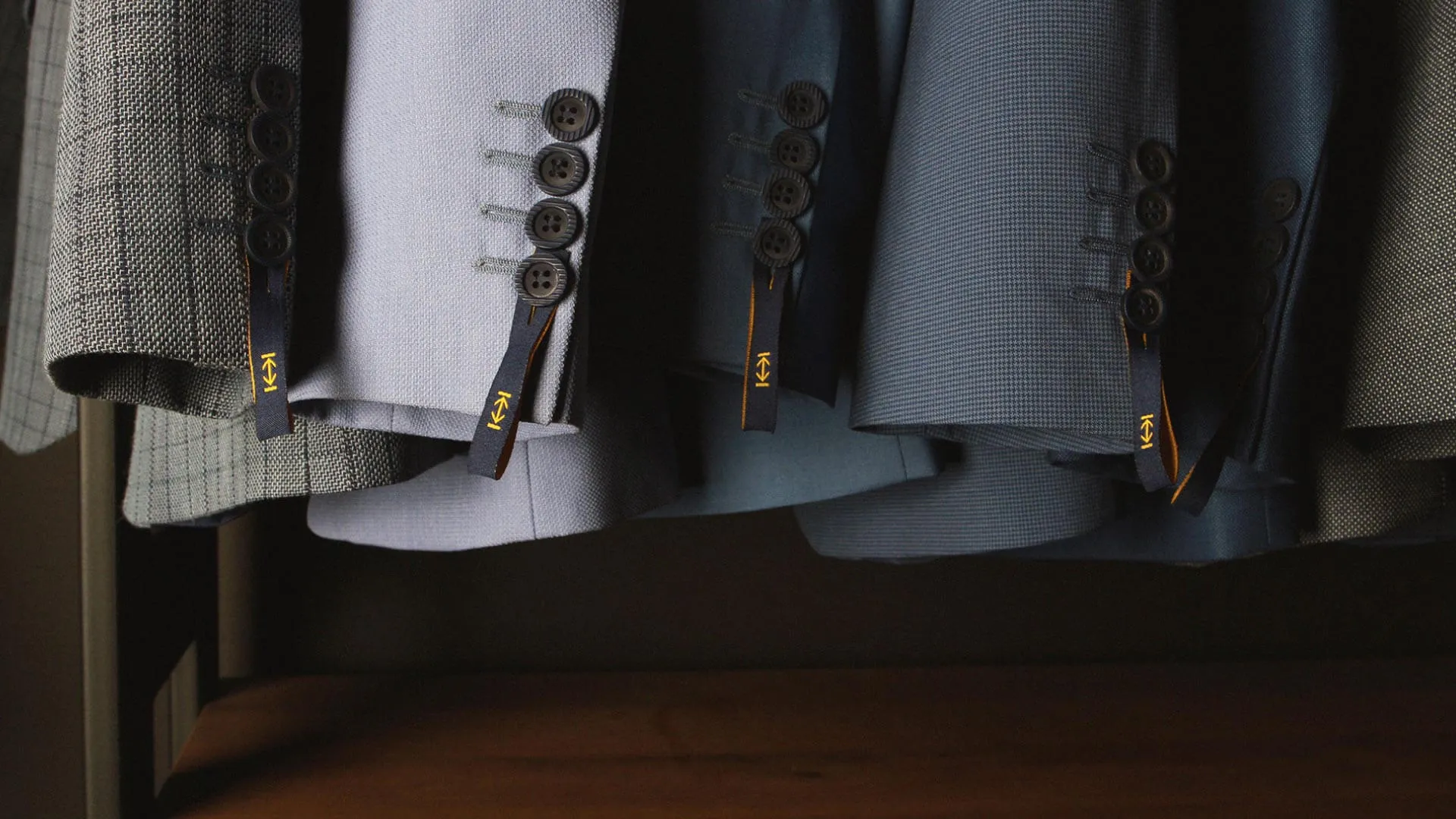 Knap - measure made suits - labels