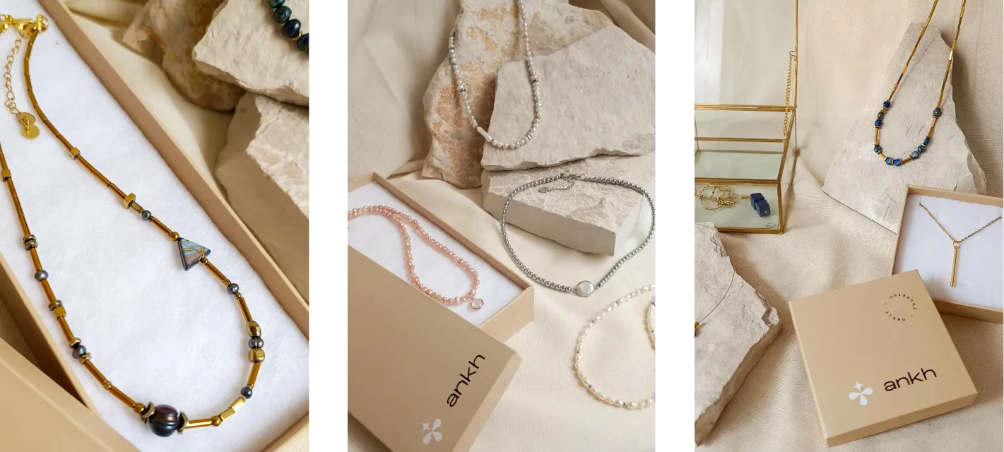 Ankh hand made jewelry packaging design