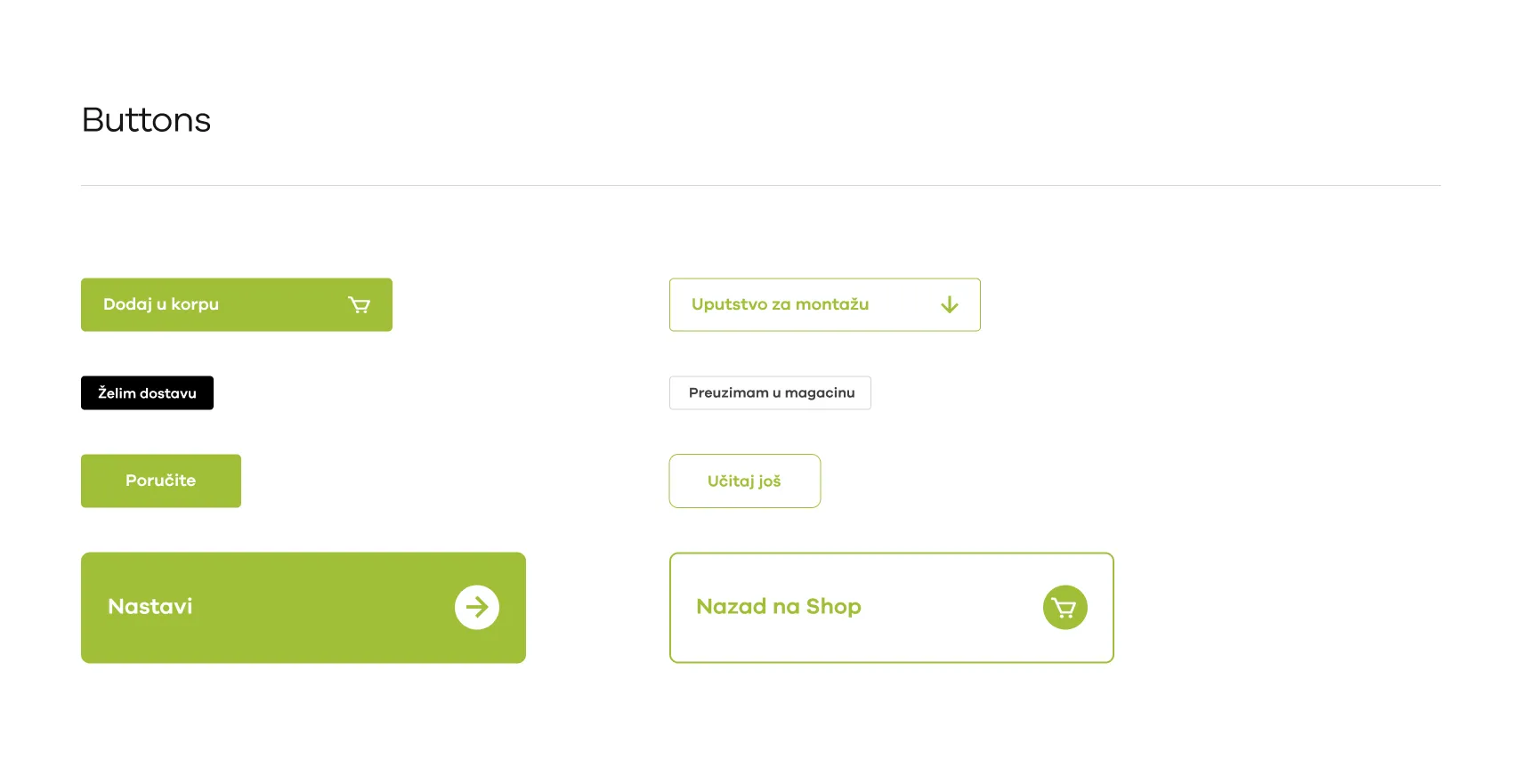 Savadeck business portal buttons preview